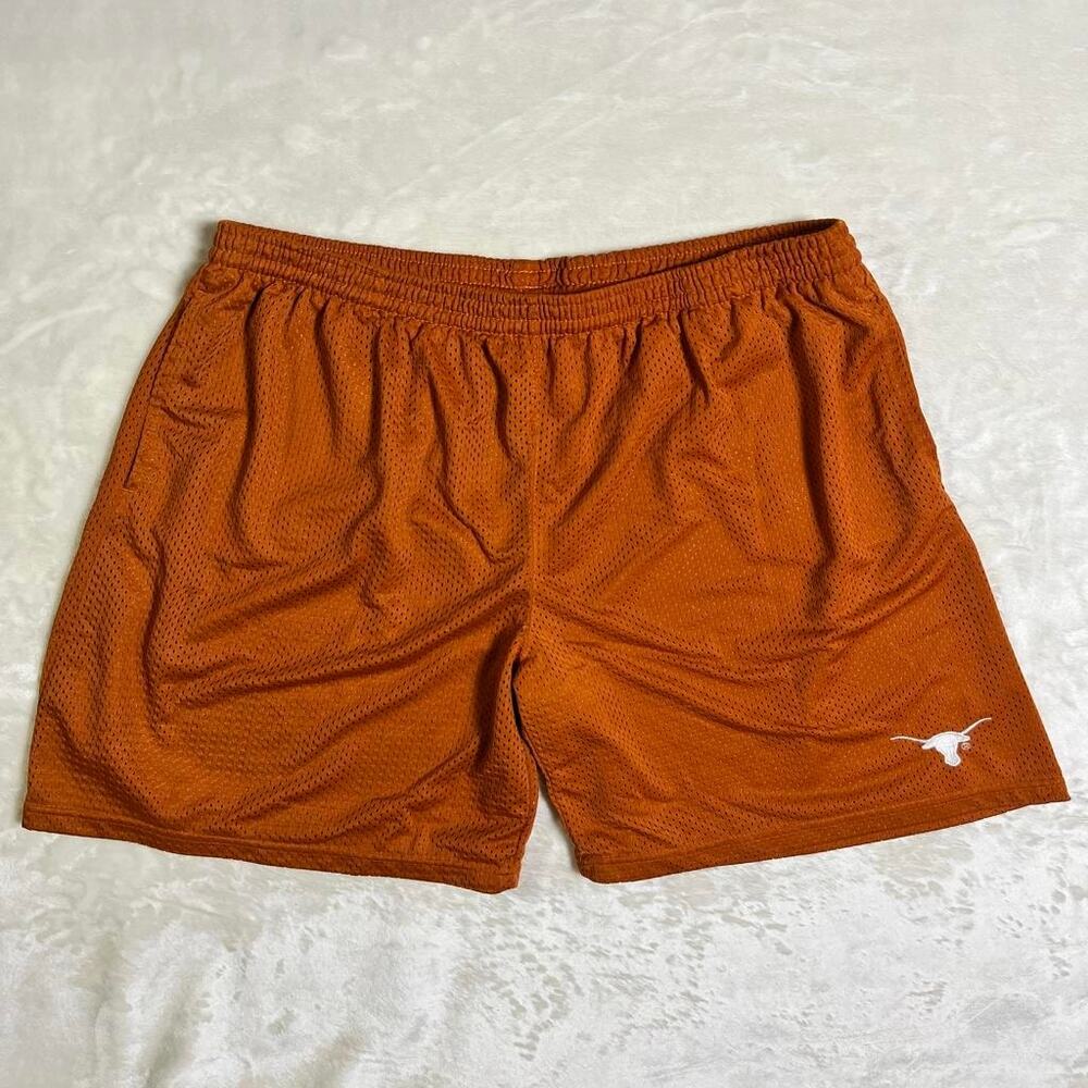 Vintage 90's Basketball Gym Shorts Men's XL NCAA Texas Longhorns Baggy Mesh